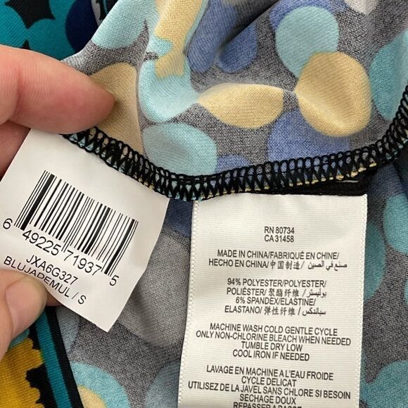 BCBGMAXAZRIA kaftan blujademul a-line dress NEW Small tent - Picture 7 of 12